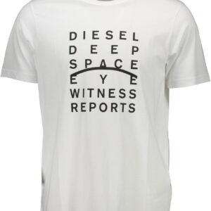 DIESEL SHORT SLEEVE T-SHIRT MEN WHITE