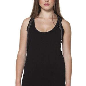 FRED PERRY WOMEN'S BLACK TANK