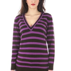 FRED PERRY WOMEN'S PURPLE SWEATER