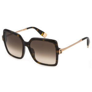 FURLA WOMEN'S BROWN SUNGLASSES