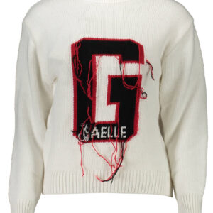 GAELLE PARIS WHITE WOMAN SWEATER