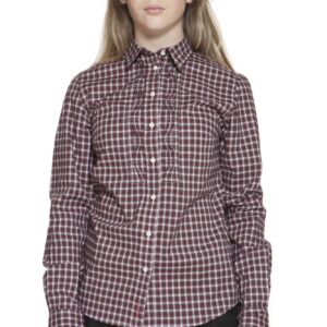 GANT WOMEN'S LONG SLEEVE SHIRT RED