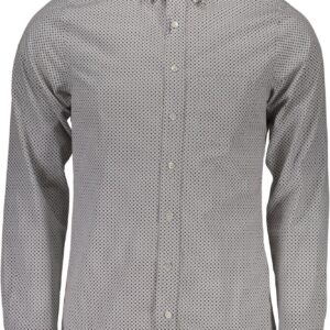 GANT MEN'S WHITE LONG SLEEVE SHIRT