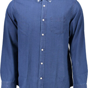 GANT LONG SLEEVE SHIRT MEN BLUE