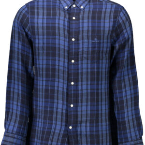 GANT MEN'S BLUE LONG SLEEVE SHIRT
