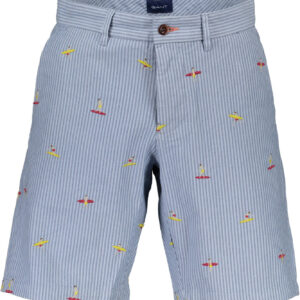 GANT BLUE MEN'S BERMUDA TROUSERS