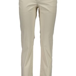 GANT WOMEN'S BEIGE TROUSERS