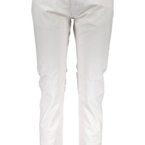 GANT WHITE WOMEN'S TROUSERS