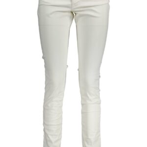 GANT WOMEN'S WHITE TROUSERS