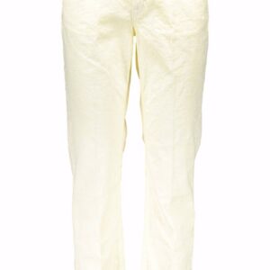 GANT WHITE WOMEN'S TROUSERS