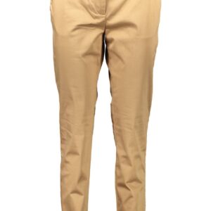 GANT WOMEN'S BROWN TROUSERS