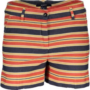 GANT MULTICOLORED WOMEN'S SHORT PANTS