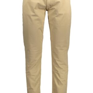 GANT MEN'S BEIGE TROUSERS
