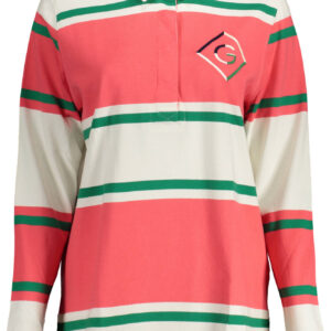 GANT WOMEN'S PINK LONG SLEEVE POLO SHIRT