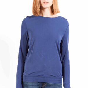 GANT WOMEN'S LONG SLEEVE T-SHIRT BLUE