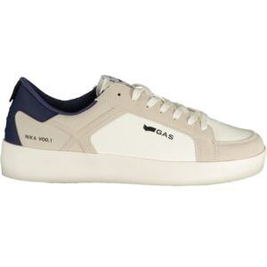 GAS MEN'S WHITE SPORTS FOOTWEAR
