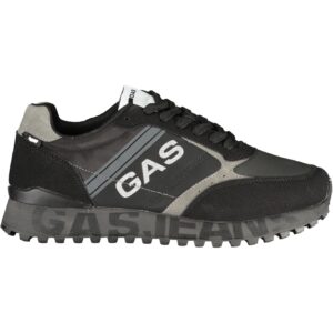 GAS MEN'S BLACK SPORTS FOOTWEAR