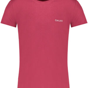 GAUDÌ MEN'S RED SHORT SLEEVE T-SHIRT