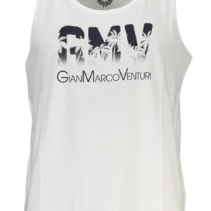 GIAN MARCO VENTURI MEN'S WHITE TANK TOP