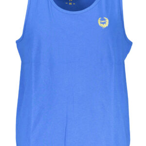 GIAN MARCO VENTURI MEN'S BLUE TANK TOP