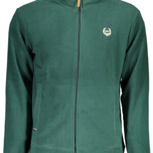 GIAN MARCO VENTURI SWEATSHIRT WITH ZIP MAN GREEN