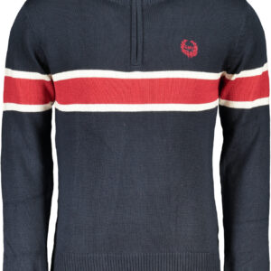 GIAN MARCO VENTURI MEN'S BLUE SWEATER