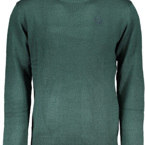 GIAN MARCO VENTURI MEN'S GREEN SWEATER