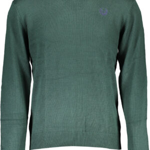 GIAN MARCO VENTURI MEN'S GREEN SWEATER