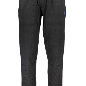 GIAN MARCO VENTURI BLACK MEN'S PANTS