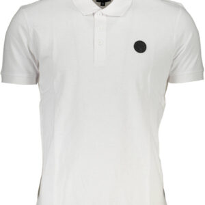 GIAN MARCO VENTURI MEN'S SHORT SLEEVE POLO WHITE