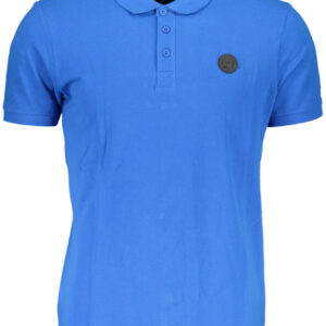 GIAN MARCO VENTURI MEN'S SHORT SLEEVE POLO BLUE