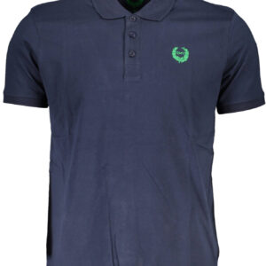 GIAN MARCO VENTURI MEN'S SHORT SLEEVE POLO BLUE