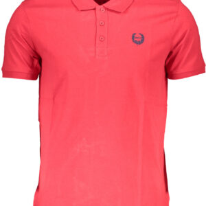 GIAN MARCO VENTURI MEN'S SHORT SLEEVE POLO SHIRT RED