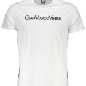 GIAN MARCO VENTURI MEN'S SHORT SLEEVE T-SHIRT WHITE