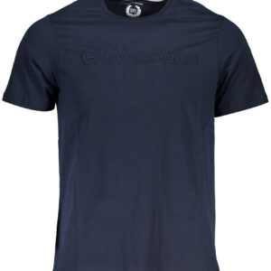 GIAN MARCO VENTURI MEN'S SHORT SLEEVE T-SHIRT BLUE