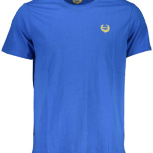 GIAN MARCO VENTURI MEN'S SHORT SLEEVED T-SHIRT BLUE