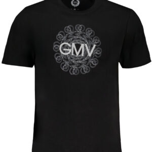 GIAN MARCO VENTURI MEN'S SHORT SLEEVE T-SHIRT BLACK