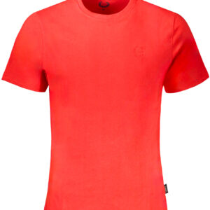GIAN MARCO VENTURI MEN'S RED SHORT SLEEVE T-SHIRT