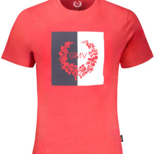GIAN MARCO VENTURI MEN'S RED SHORT SLEEVE T-SHIRT