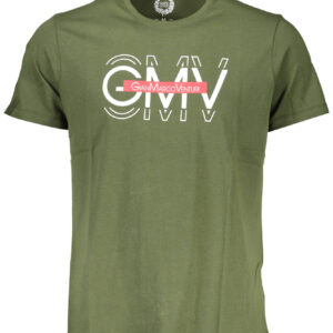 GIAN MARCO VENTURI MEN'S SHORT SLEEVED T-SHIRT GREEN