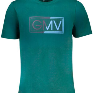 GIAN MARCO VENTURI GREEN MEN'S SHORT SLEEVED T-SHIRT