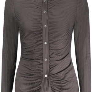 GUESS JEANS LONG SLEEVE SHIRT WOMEN BLACK