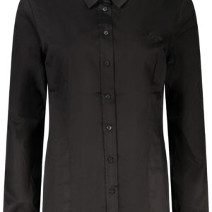 GUESS JEANS LONG SLEEVE SHIRT WOMEN BLACK