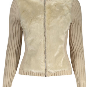 GUESS JEANS CARDIGAN WOMEN BEIGE