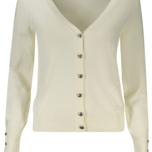 GUESS JEANS WOMEN'S CARDIGAN WHITE