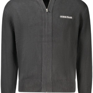 GUESS JEANS CARDIGAN MEN BLACK