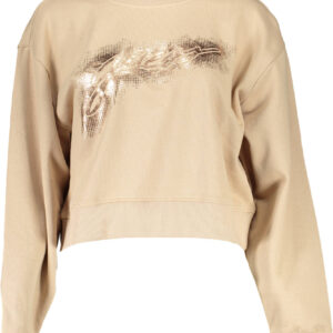 GUESS JEANS SWEATSHIRT WITHOUT ZIP WOMAN BEIGE