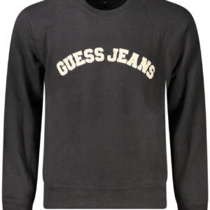 GUESS JEANS SWEATSHIRT WITHOUT ZIP MEN BLACK