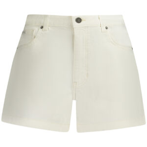 GUESS JEANS WOMEN'S SHORT JEANS WHITE