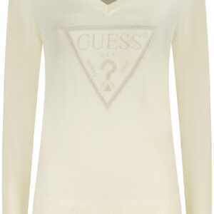 GUESS JEANS WOMEN'S WHITE SWEATER
